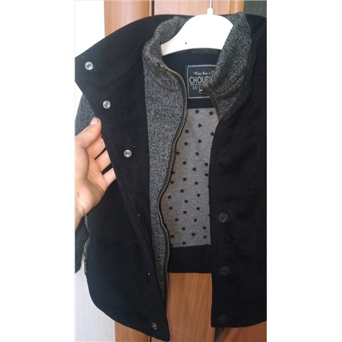 Куртка мягкая с вязаными рукавами для мальчика Шупет 98 размер